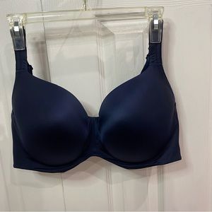 SOMA Navy Stunning Support Smooth Balconette Bra